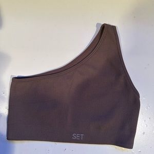 SET ACTIVE, Sports bra, XS, Espresso
